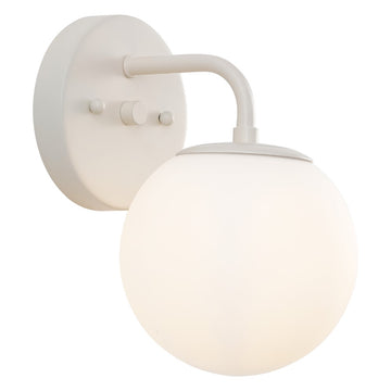 Louis Parisian Globe Metal/Frosted Glass Modern Contemporary LED Vanity